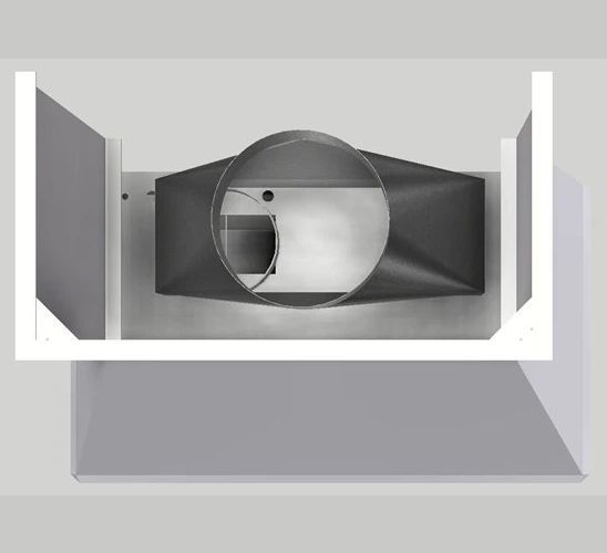 Vent-A-Hood® 48" White Wall Hood-2
