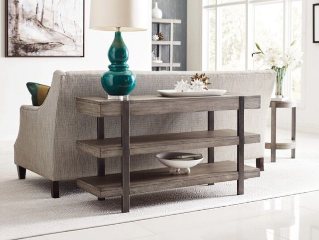 Hammary® Sandler Colt Gray Console Table-1