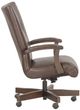 Fairfield® Customizable Eaton Leather Swivel Office Chair-3