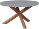 John Thomas Furniture® Parks Shenandoah Brown/Gray Stone/Teak Outdoor Table-0