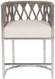 Vanguard® Furniture Vanguard Vree Jake Ivory/Polished Stainless Steel Counter Stool-1