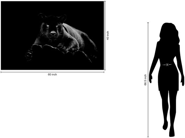 Classy Living Black Panther Wall Art-2