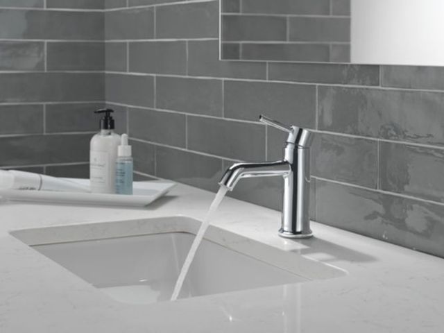 Peerless Precept® Chrome Single Top Handle Lavatory Faucet-2
