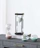 A & B Home Black Hourglass with Wooden Frame-2