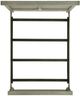 Elements International Kendari Grey Queen Panel Bed-2