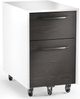 BDI Format® 6307 Mobile File Cabinet-Charcoal Stained Ash-0