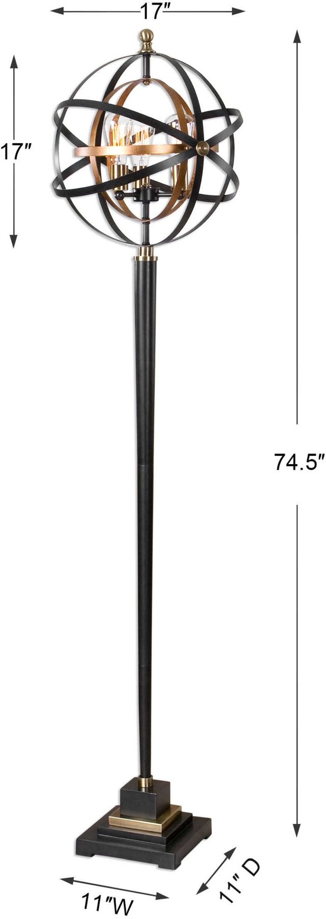 Uttermost by Carolyn Kinder Rondure Floor Lamp-1