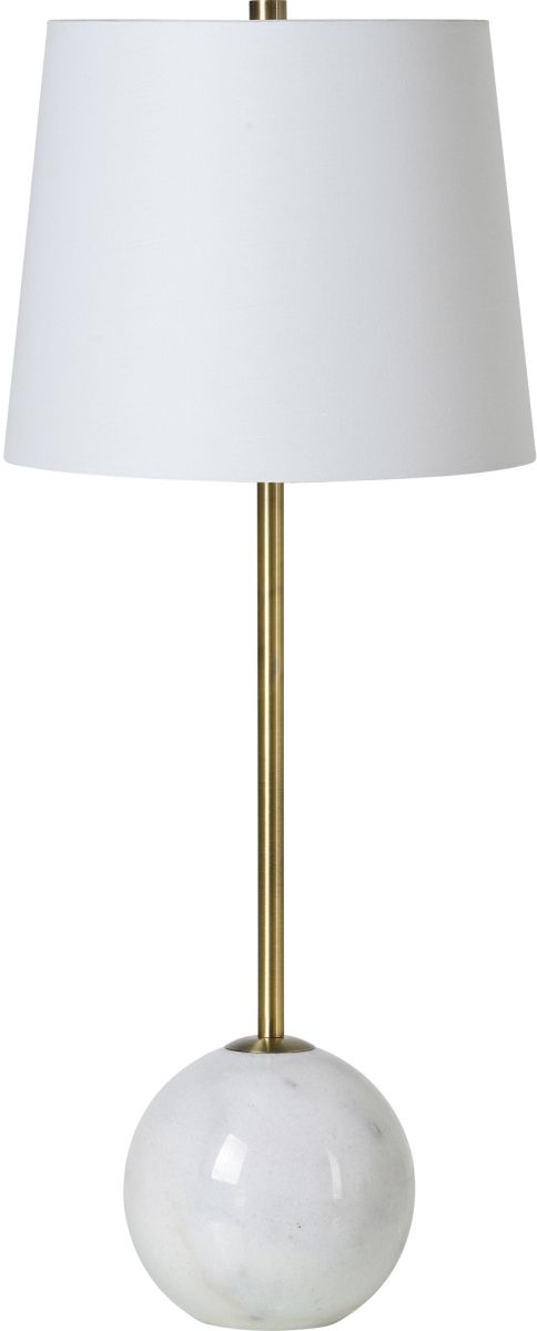 Renwil® Naomi 2-Piece Antique Brass/Natural White/Off-White Table Lamp Set-1