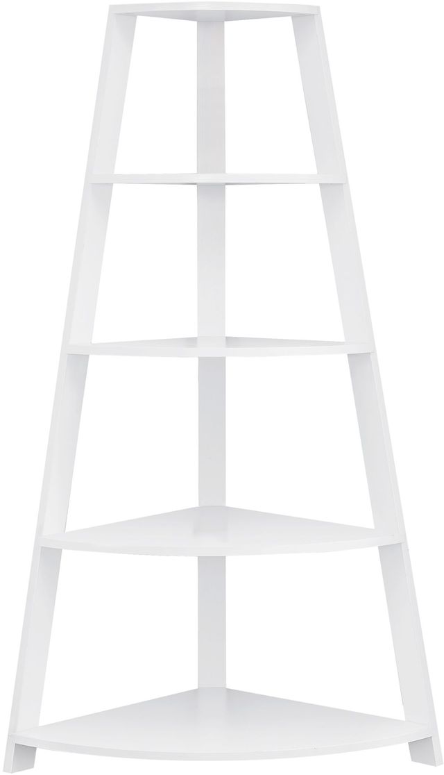 Monarch Specialties Inc. White Corner Accent Etagere-1