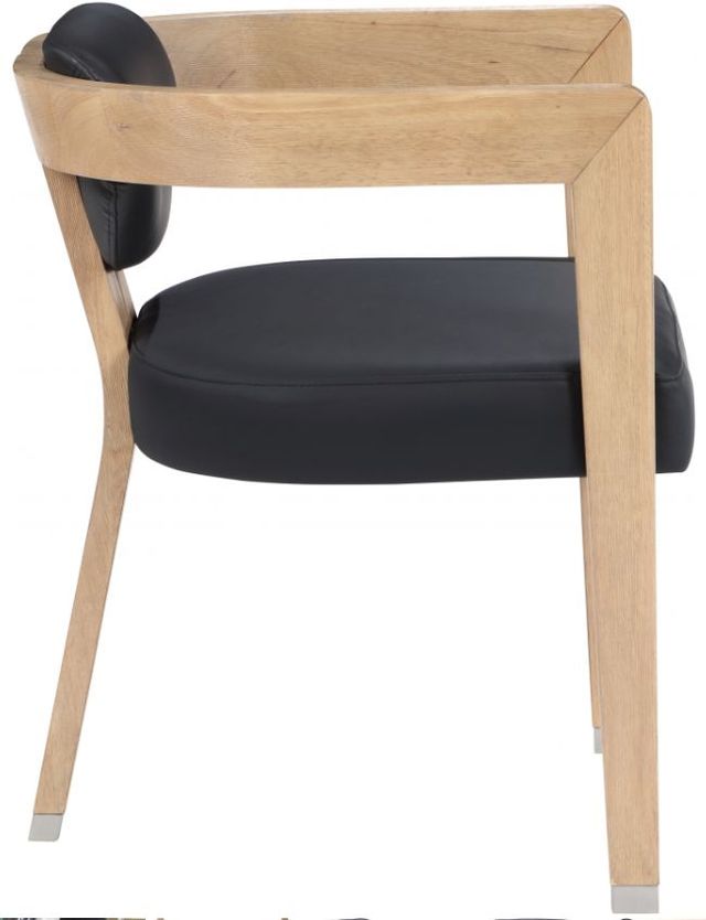Meridian Furniture Carlyle Black/Natural Dining Chair-2