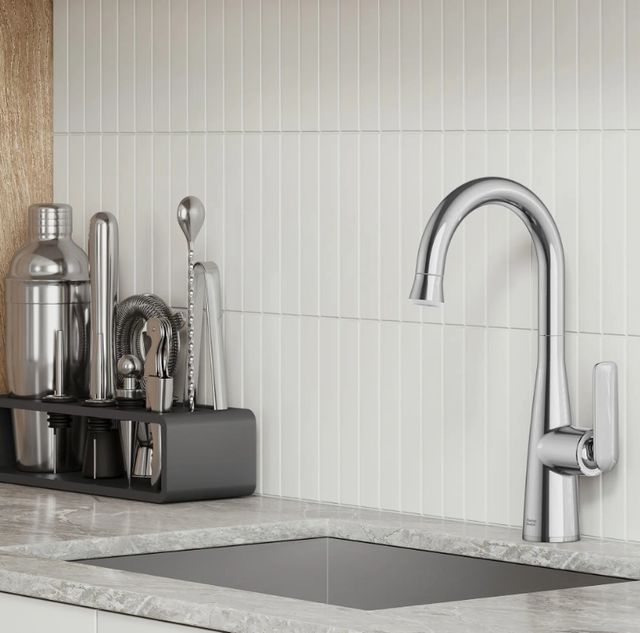 American Standard Aspirations Polished Chrome Pull-Down Bar Faucet-1
