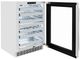 ZLINE Autograph Edition Touchstone 24 " 4.8 Cu. Ft. Stainless Steel Glass Door and Polished Nickel Helix Handle Dual Zone 44 Bottle Wine Cooler -3
