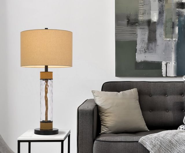 Cal® Lighting & Accessories Bartow Dark Bronze Table Lamp-3