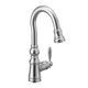 Moen® Weymouth Chrome One-Handle High Arc Pulldown Bar Faucet-0