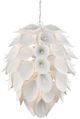 Currey & Company Marjorie Skouras Diego Gesso White Chandelier-1