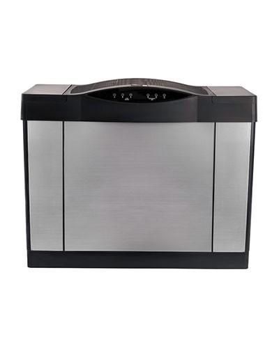 AIRCARE® 27" Brushed Nickel Large Home Console Evaporative Humidifier-1
