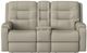 Flexsteel® Customizable Arlo Leather Power Reclining Loveseat with Console and Power Headrests-3