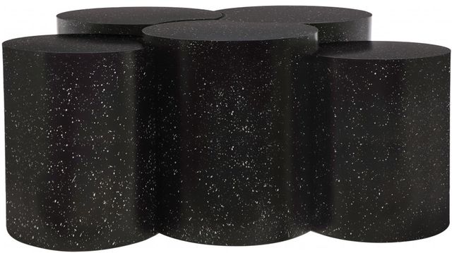 Meridian Furniture Dimple 5-Piece Black Modular Nesting Coffee Table Set-0
