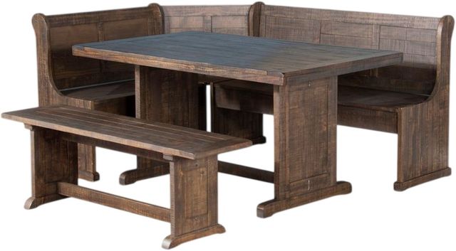 Sunny Designs™ Homestead 4-Piece Tobacco Leaf Breakfast Nook Set-0