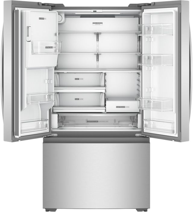 Whirlpool® 36" 23.4 Cu. Ft. Fingerprint Resistant Stainless Finish French Door Refrigerator-1