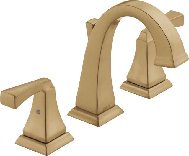 Delta Dryden® Champagne Bronze 2-Handle Widespread Bathroom Faucet-0