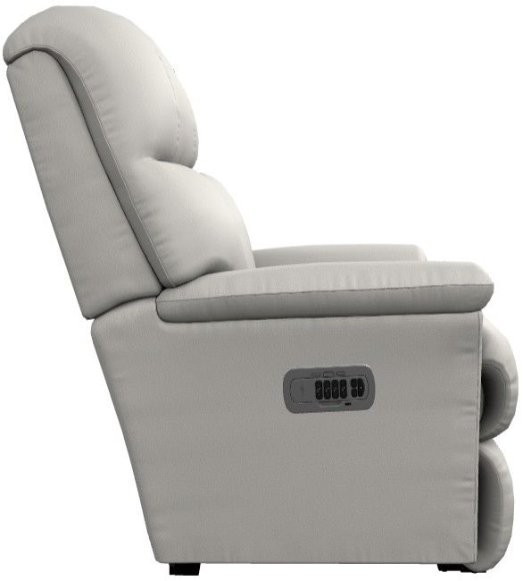 La-Z-Boy® Reed Oyster Leather Power Wall Recliner with Headrest and Lumbar-2