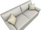 Best® Home Furnishings Customizable Shannon Full Sofa Sleeper with Dark Walnut Legs and Two Pillows-3