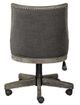 Uttermost® Aidrian Heavy Gray Desk Chair-4