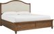 aspenhome® Hensley Beige/Honey California King Upholstered Panel Bed-0