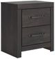 Signature Design by Ashley® Delmorta Dark Gray Nightstand-0