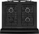 Amana® 30" Black Freestanding Gas Range with Easy Clean Glass Door-3