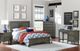 Homelegance® Garcia Gray Twin Panel Bed-2
