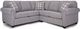 Decor-Rest® Furniture LTD 2006 2-Piece Gray Sectional Sofa-0