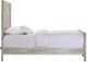 Elements International Eleanor White Twin Panel Bed-4