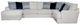 Jackson Furniture Polaris 3-Piece Off-White Left-Arm Facing Sectional and Chaise-1
