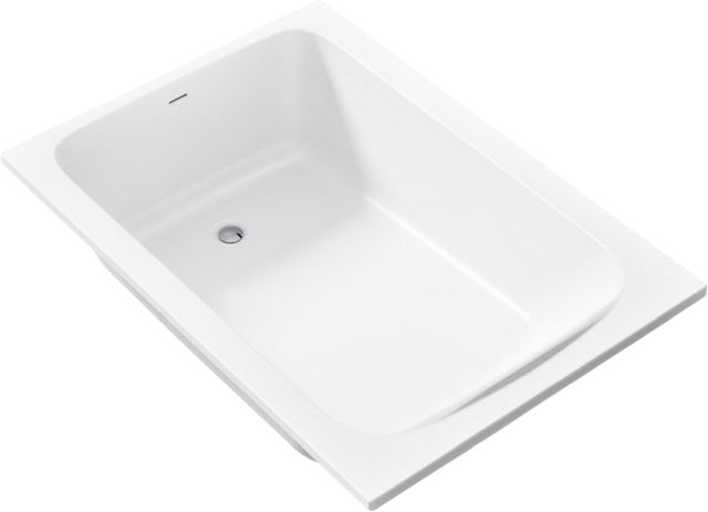 KOHLER® Avec® White 60" x 42" Drop-In Bath-0