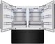 ZLINE 72" 39.6 Cu. Ft. Black Stainless Steel Built-In French Door Refrigerator with Water Dispensers and Ice Makers-4