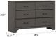 Emerald Home Thompson Stone Brown Dresser-2