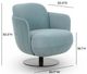 TOV Furniture Solange Blue Swivel Accent Chair-2