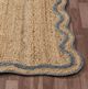 LR Home Scallop Denim/Natural 3'x8' Runner-3