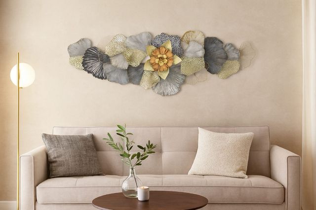 Classy Living Modern Flower Wall Decor-1
