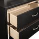 New Classic® Home Furnishings Huxley Black Dresser and Mirror Set-4