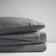 Olliix by Madison Park 525 Thread Count Charcoal King Cotton Rich Sheet Set-3
