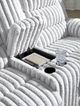 Signature Design by Ashley® Rhines Falls Alloy Dual Power Reclining Loveseat with Console-4