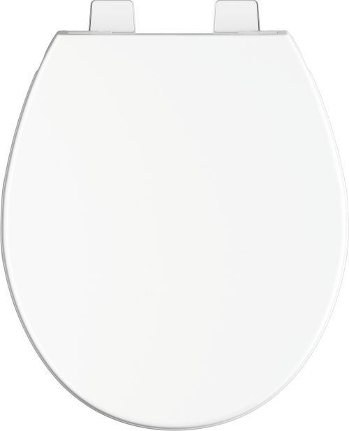DELTA Morgan® White Round Front Slow-Close Toilet Seat-3