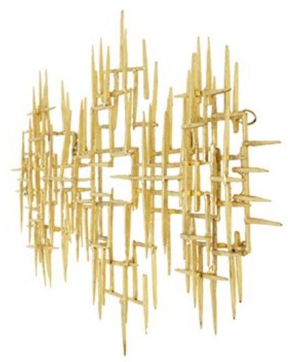 YHD Golden Gilded 3D Wall Art-2