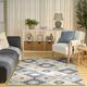 Nourison Home™ Copenhagen Ivory Navy 5'x7' Area Rug-1