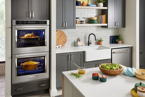 KitchenAid 27" Stainless Steel Double Electric Wall Oven
