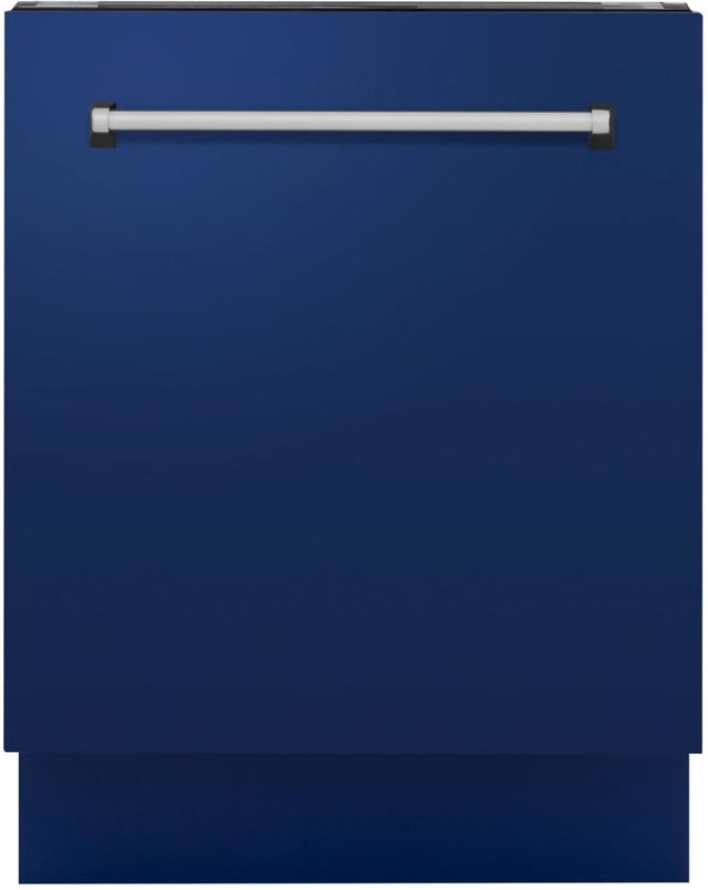 ZLINE Tallac Series 24" Blue Gloss Top Control Built In Dishwasher-0