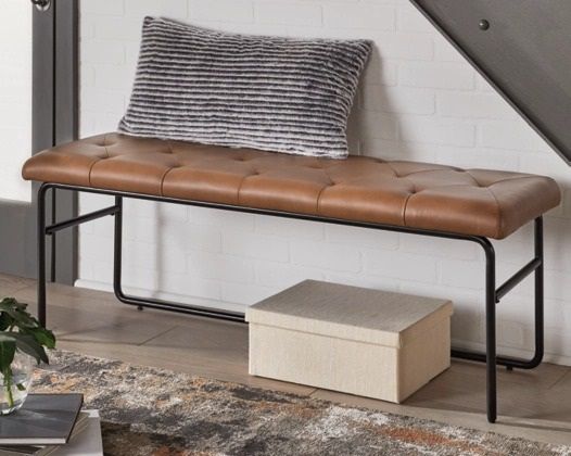 Signature Design by Ashley® Donford Brown Accent Bench-3